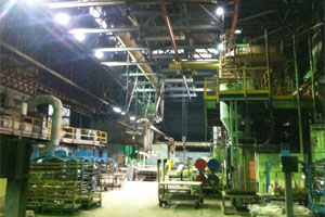 Литейный завод модернизировал освещение