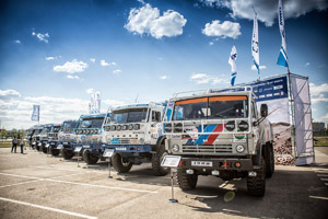 Спортивная команда «КАМАЗ-мастер» представила новый спортивный грузовик
