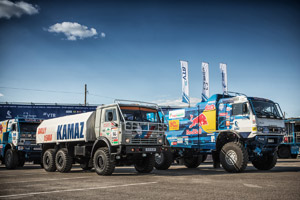 Спортивная команда «КАМАЗ-мастер» представила новый спортивный грузовик
