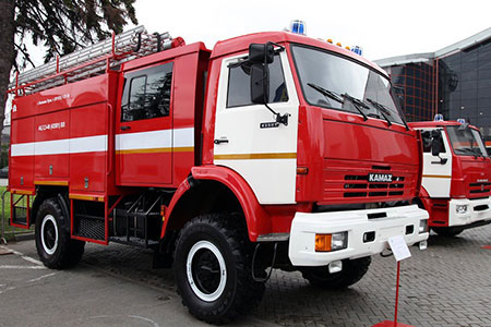 Автомобильное шасси КАМАЗ-43501 для нужд МЧС