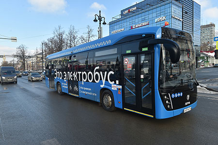 Электробус КАМАЗ презентован в Перми
